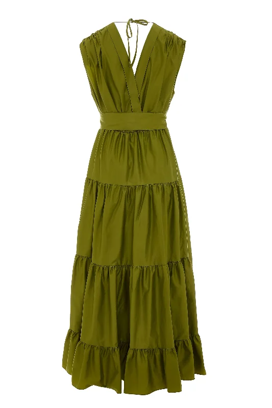 Devotion Twins Faidra Dress College Dark Lime