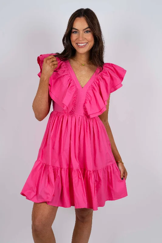 In My Dreams Dress (Fuchsia)