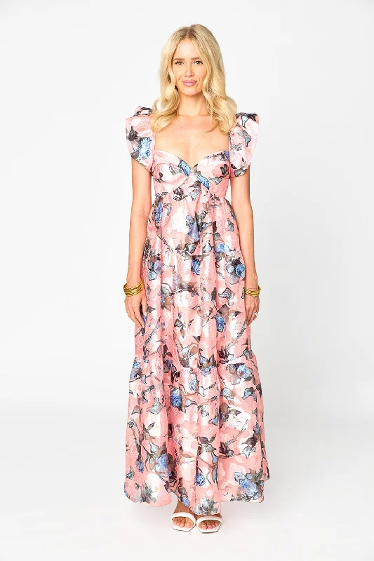 Lilly Sweetheart Neckline Maxi Dress - Sweet Talkin