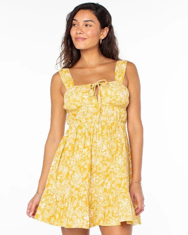 Paradise Breeze Dress - Sauterne