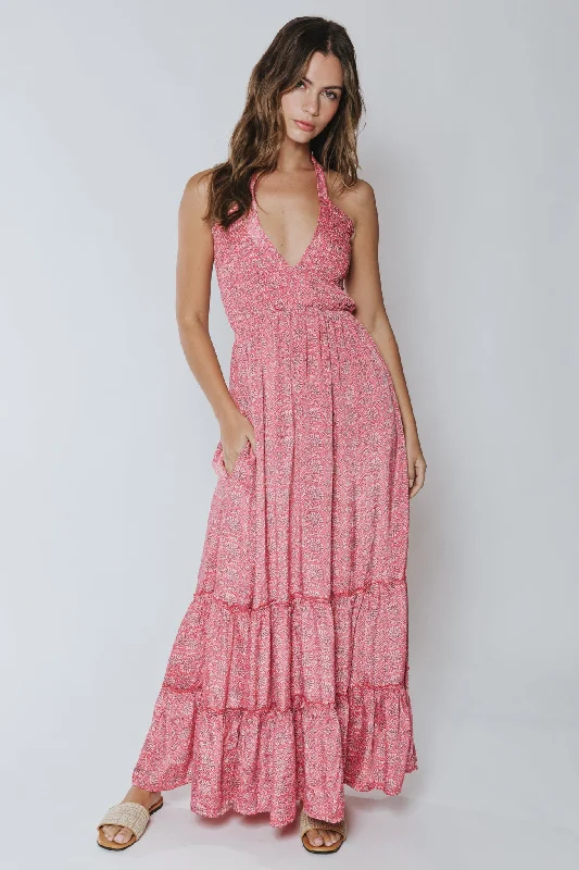 Aarya Halter Maxi Dress