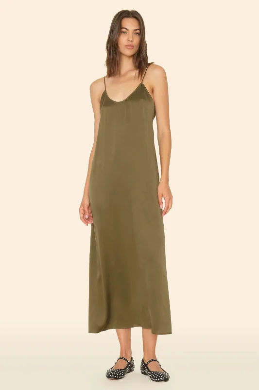 Xirena Destin Dress in Olive Gold