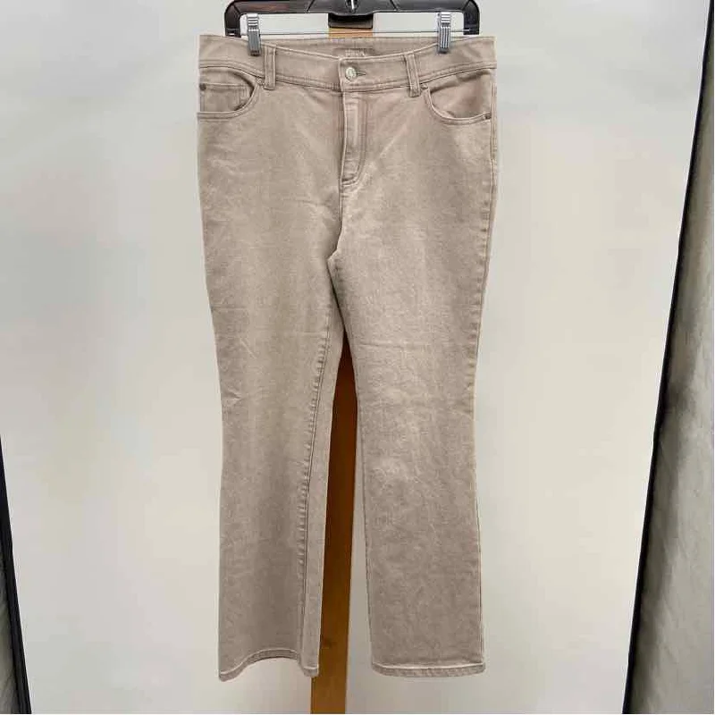 Chico's Women's Size 8 Tan Solid Pants