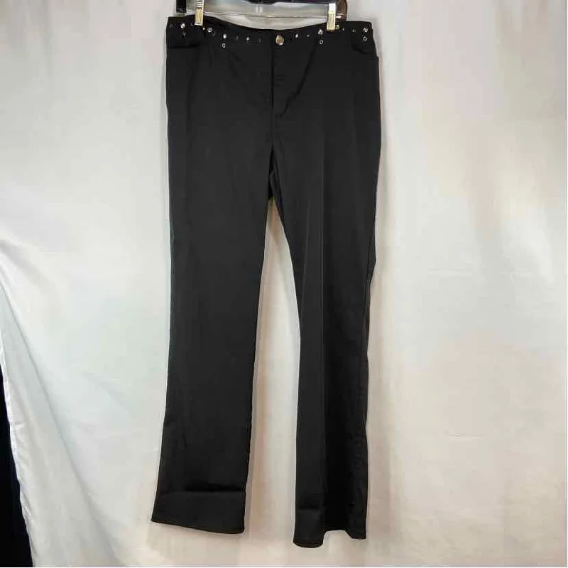 Harley Davidson Women's Size 12 Black Solid Pants