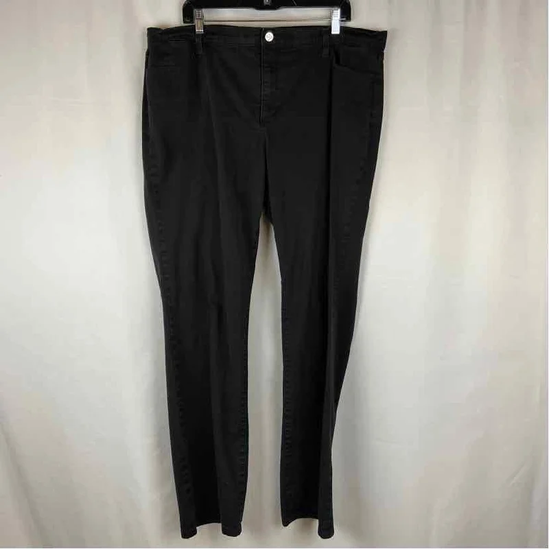 NYDJ Women's Size 18W Black Solid Jeans