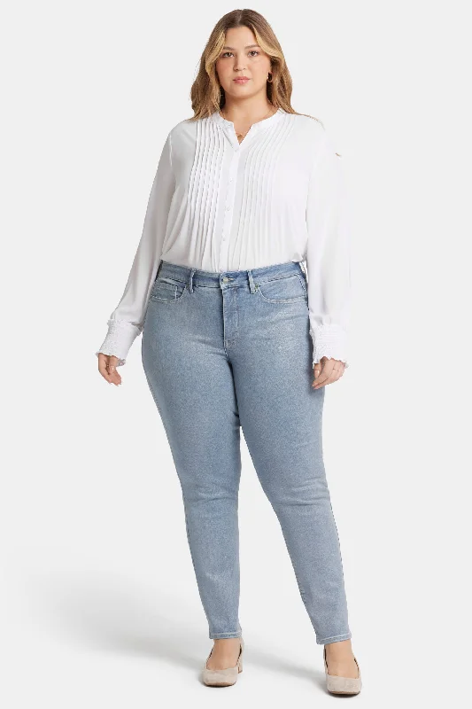 Sheri Slim Jeans In Plus Size - Sparkling Lights