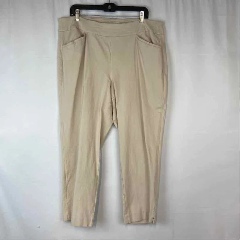 Talbots Women's Size 18W Khaki Solid Pants