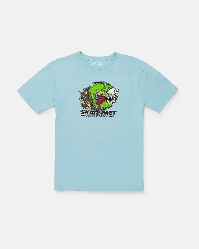 Big Boys Skate Fast Short Sleeve Tee - Sea Blue