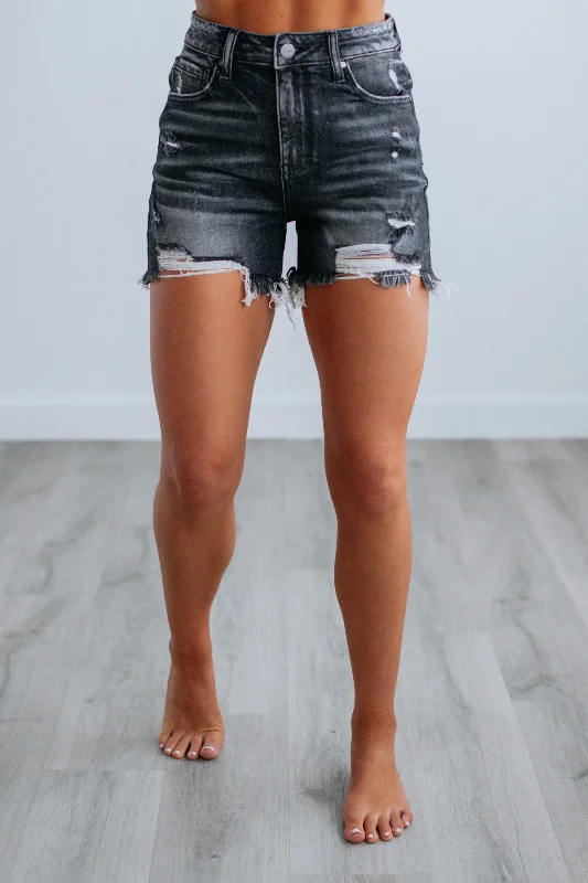 Carlie Risen Shorts - Vintage Black