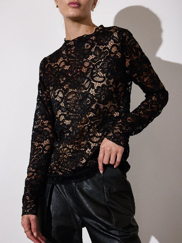 The Donne Floral Lace Top