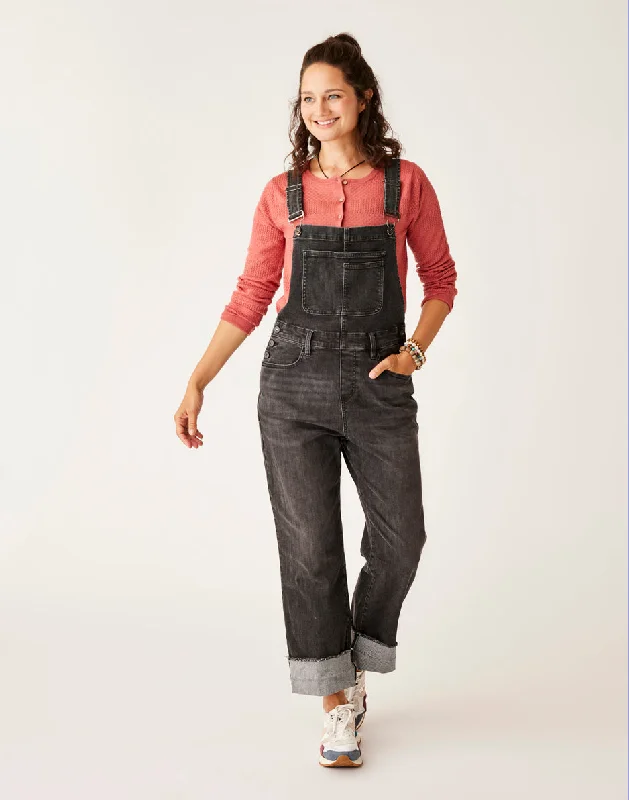 Jason Denim Overall: Washed Black