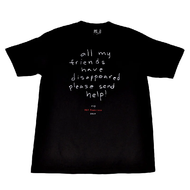 Mens SFCA Send Help T-Shirt Black