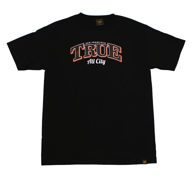 Mens True All City 2 T-Shirt Black