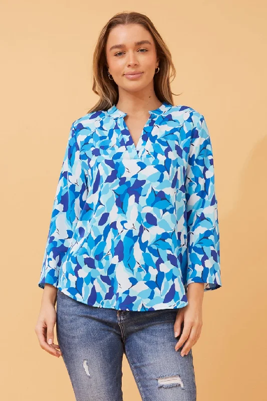 SPICY LEAF PRINT TOP