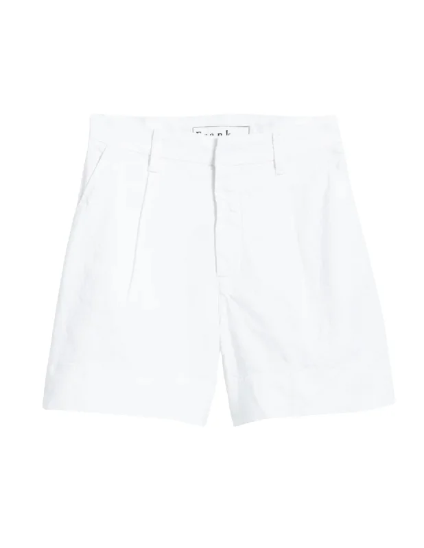 Waterford Short - White Performance Linen