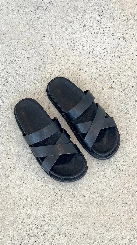 Teddi Slide - Black