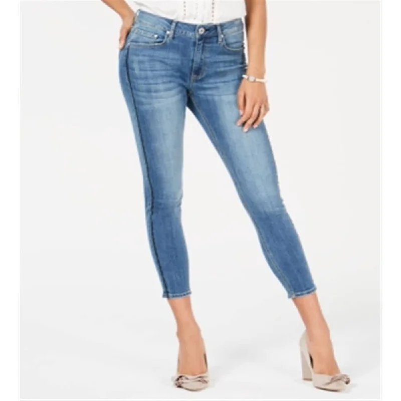 American Rag Junior's Embellished Stripe Skinny Jeans Blue