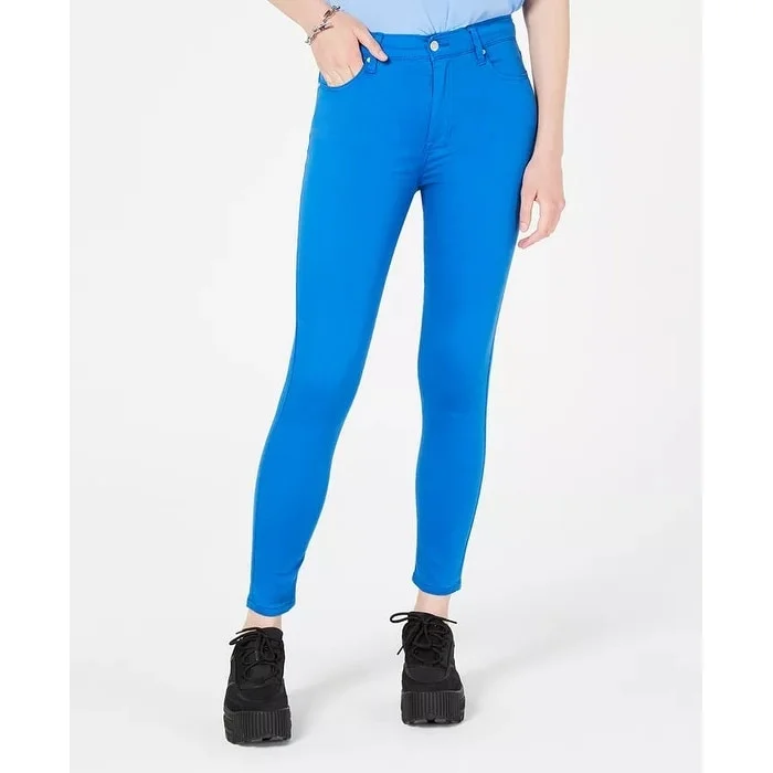 Celebrity Pink Juniors' Colored Skinny Ankle Jeans Blue Size 3