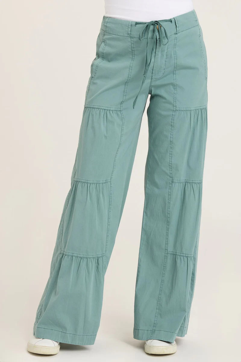 Terraced Wide Leg Pant - Folktale